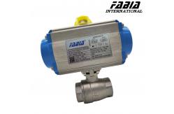 China Thread Pneumatic Ball Valve With Internal Thread For Easy Operation supplier