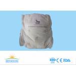 Embroidered Disposable Baby Diapers , Newborn Disposable Nappies Eco Friendly for sale