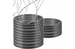 China Anti Alkali Military  Security Barbed Wire Fencing BWG 12x12 supplier