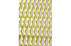 China Powder Coated Aluminium Expanded Metal Mesh 1*2m For Building Cladding Facade supplier
