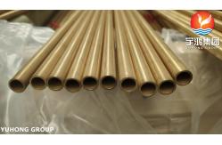 China ASME SB111 C68700 Seamless Brass Tubes for Desalination of Seawater supplier