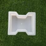Hexagon 9 Inch Patio Stepping Plastic Paver Mould Plain Smooth for sale
