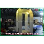 Inflatable Game Custom White Commercial Inflatable Money Booth Led Lighting Inflatable Party Tent