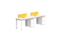 China White Workstation Desk Office Furniture Modular 1 2 6 People Office Table supplier