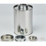 Airtight Polishing Round Coffee tin Cans With 4 Color Printing for sale