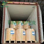 Natural Yellow Kraft Paper 40g 45g Eco Friendly Food Grade Packaging Craft Paper for sale