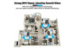 China 1080P WiFi Home Indoor Security Camera Durable With CMOS Sensor supplier