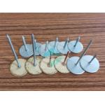 2.7mm X 30MM Length Capacitor Discharge Cupped Head Weld Pins With Insulated Treatment base washer for sale