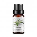 Organic Vetiver Essential Oil Bottle Steam Distillation Essential Oils for sale