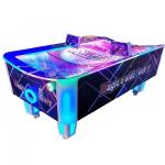 Plastic Coin Operated Curved Arcade Air Hockey Table machine Video Games Simulator for sale