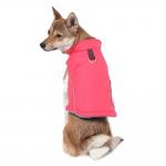  				2 Layers Fleece Lined Warm Dog Jacket for Puppy Winter Cold Weather 	        