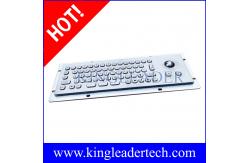 China IP65 Rated Compact Small Kiosk Panel Mount Keyboard With Optical Trackball supplier