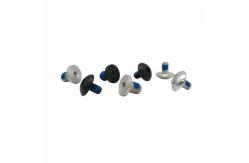 China Sample Custom Plum Glue Screw Hexagon External Blue Glue Locking Bolt supplier