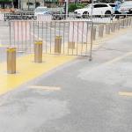 3KW Automatic Rising Bollards ISO 9001 Pneumatic Bollard IP65 for sale