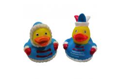 China ECO Friendly Unique Bath Rubber Ducks / Bathtub Fun Bath Toys For Toddlers supplier