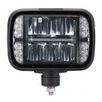 Black SAE 5 X 7 LED Snow Plow Headlights 30W 6000K High Low Beam for sale