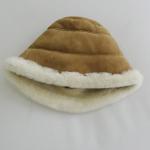 Fashion Ladies Merino Shearling Sheepskin Lamb fur bucket hat