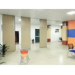 Aluminium Alloy Melamine Surface Soundproof Movable Wall Partition 65 mm Thickness for sale