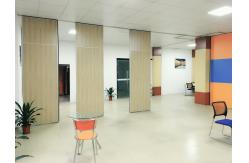 China Aluminium Alloy Melamine Surface Soundproof Movable Wall Partition 65 mm Thickness supplier