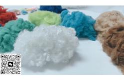 China Pure Recycled Polyester Staple Fibre B Grade With 100% Material supplier