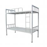 Adult College Dorm Metal Bunk Bed Frame / Steel Frame Loft Bed for sale