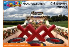 China Fireproof Giant Inflatables Obstacle Course Tunnel For Amusement Park supplier