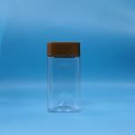Food Grade Transparent Cookies Candy baby food Square PET Plastic Storage Jars for sale