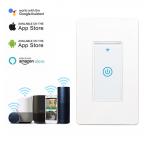 Smart Wifi Switch US 1/2/3 Gang Touch Panel Wireless Remote Control Light Switch Compatible Alexa Google Home Tuya APP for sale