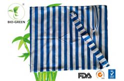 China Washable Reusable Nappy Wet Bag With Single Drawstring / Zipper Design supplier