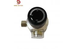 China Aluminium Commercial CO2 Mini Gas Regulator With 1.8K Burst Safety Valve supplier