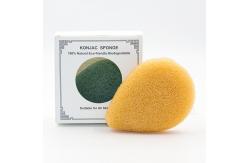 China Reusable Facial Clearing Water Drop Konjac Sponge With Private Label supplier