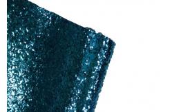 China Light Blue Glitter Wallpaper Fabric , PU Fabric Backing Glitter Sparkle Fabric supplier