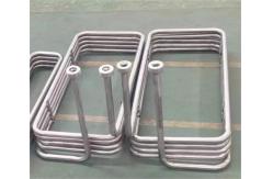 China Titanium Rectangle Frame Coil Tube With ASTM B338 For Heat Exchanger supplier