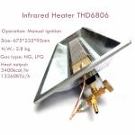 Pig Infrared Chicken Coop Heater Energy Saving Chick Gas Brooder THD6806