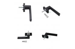 China Flap Square Lever Pull Handle Aluminum Alloy Window Door Lever Handle supplier