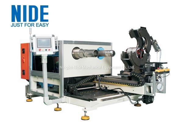 Coil Expanding And Stator Winding Inserting Machine , Two Working Stations