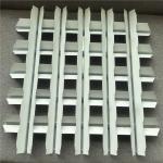 100x100mm Metal Open Cell Ceiling Pyramid Grille Ceiling System Fireproof