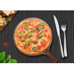Imitation Wood Unbreakable Melamine Pizza Peel Platter for sale