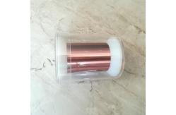 China Super Thin 0.02mm Enameled Magnet Copper Bonding Wire For Loudspeakers supplier