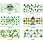 Removable Adhesive 0.1mm Decal UV DTF Tumbler Wraps Waterproof