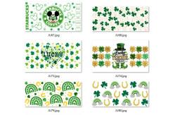 China Removable Adhesive 0.1mm Decal UV DTF Tumbler Wraps Waterproof supplier