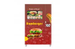 China 24 Hours 32 Touch Screen Vending Machine Kiosk For Hamburger Hot Food supplier