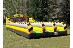 China Funny Bungee Run Inflatable Amusement Park For Entertainment Games supplier