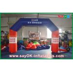 Inflatable Rainbow Arch Black Custom Inflatable Arch Inflatable Finish Line Arch With Print for sale