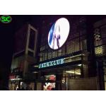 Indoor P 4 round sharp Video Advertising LED Screens with CE UL MBI5124 IC for sale