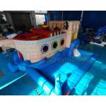 0.55mm PVC Inflatable Bounce House Combo Water Slide Bouncer for sale