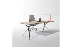 China Side Cabinet Grey Executive Desk Width 1800mm Customized Manager Office Desk supplier
