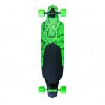 OEM Dusters California Skateboards Channel Snakeskin Neon Green Longboard Complete Skateboard - 9.375 x 38 for sale