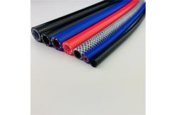 China Resilient Rubber Braided Silicone Tubing UV Resistant Eco Friendly supplier