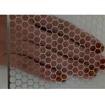 Powder Coating Black Aluminum Hexagonal Round Hole Speaker Grille Punching Metal Mesh